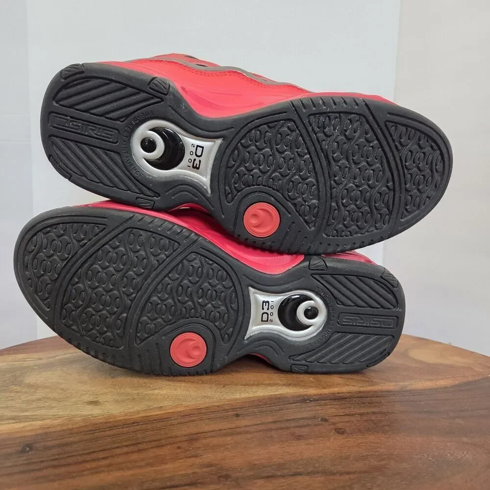 RARE Osiris D3 2001 Skateboard Shoes Women’s 7.5-8 Red w/Black/Gray Camo EUC
